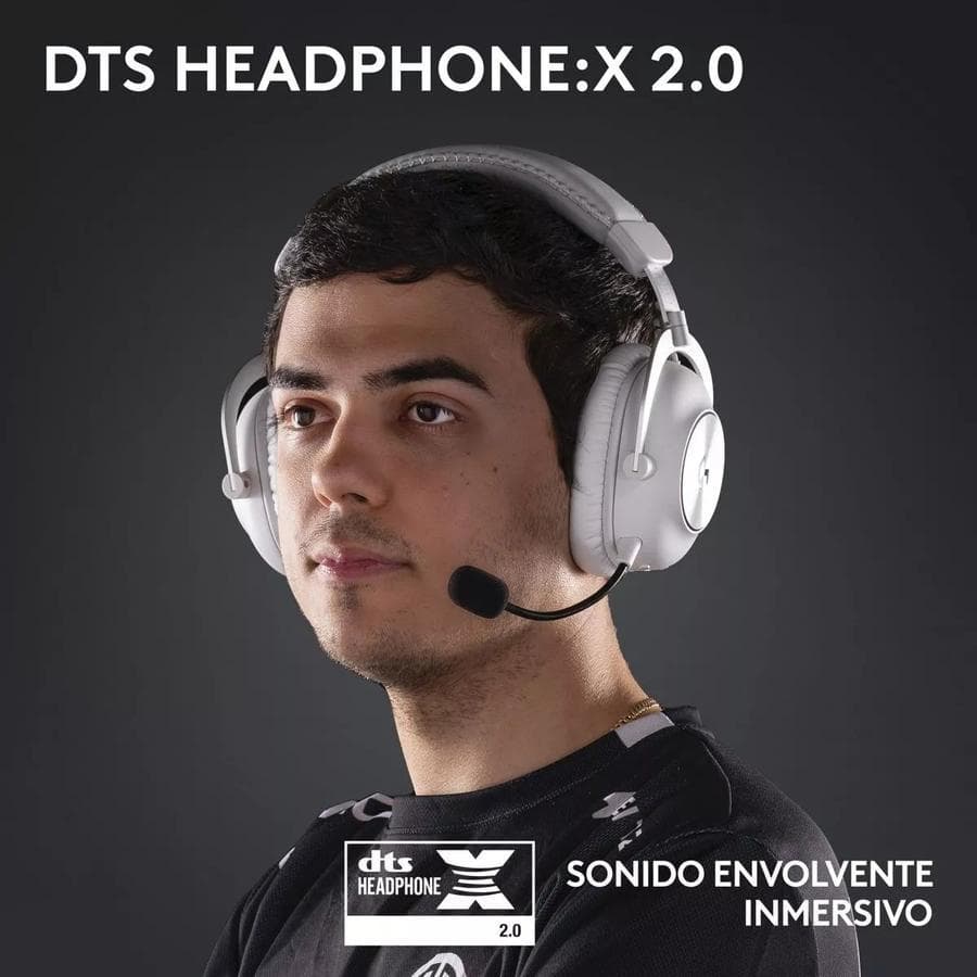 Auricular Gamer Logitech G Pro X 2, Lightspeed / Bluetooth Blanco  — miniatura 2