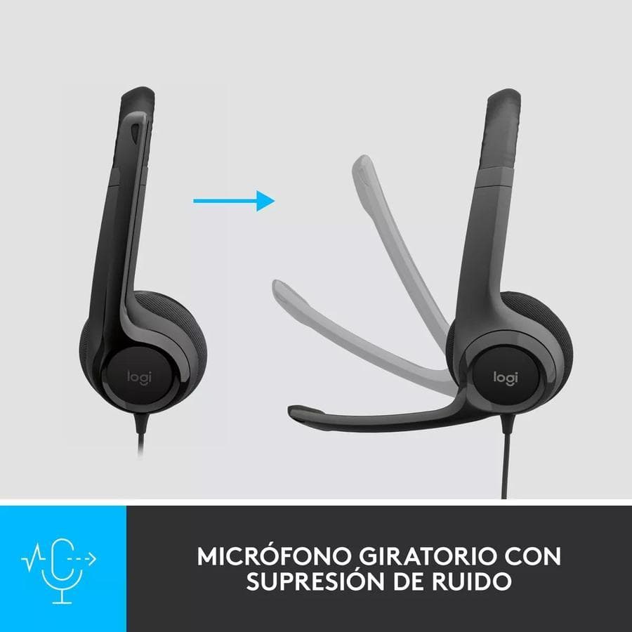 Auricular Usb Logitech (H390) Negro — miniatura 2