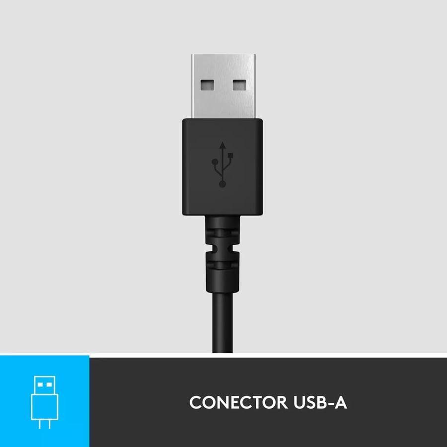 Auricular Usb Logitech (H390) Negro — miniatura 5