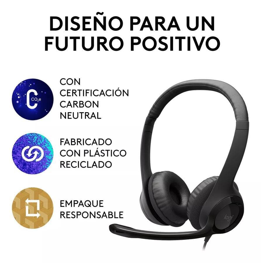 Auricular Usb Logitech (H390) Negro — miniatura 6