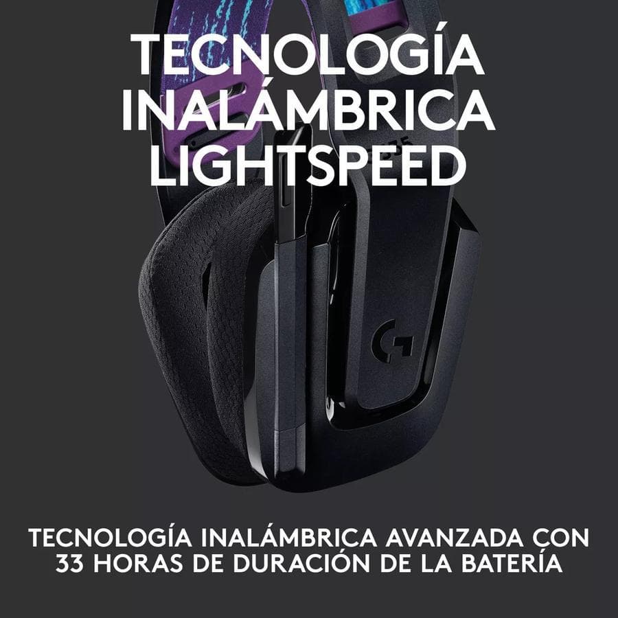Auricular con Microfono Gamer Logitech G535 Black LIGHTSPEED — miniatura 2