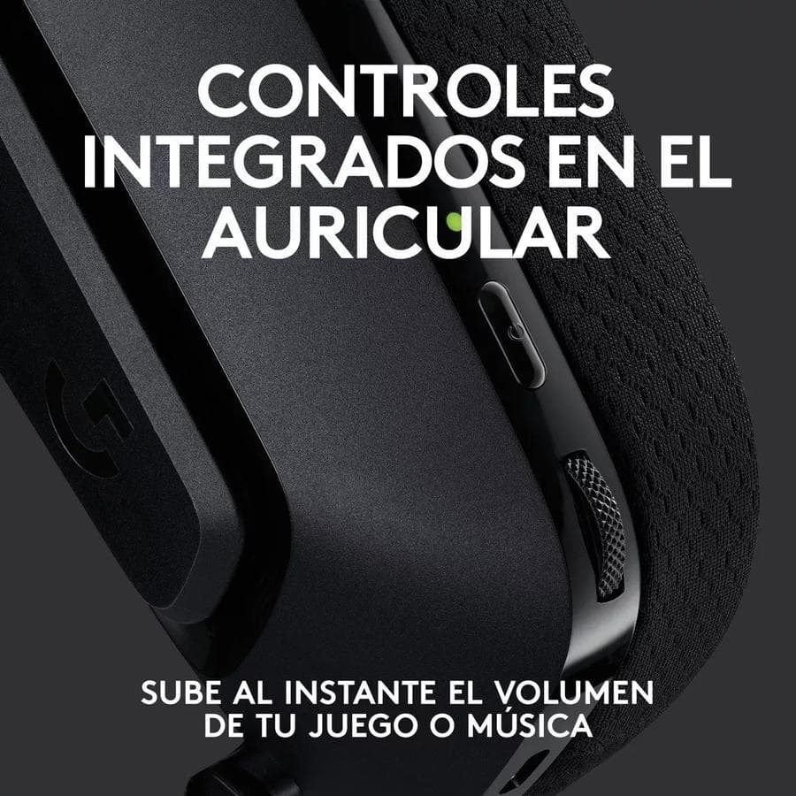 Auricular con Microfono Gamer Logitech G535 Black LIGHTSPEED — miniatura 4