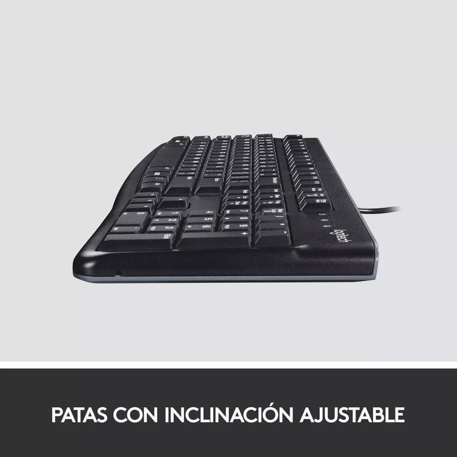 Teclado Usb Logitech (K120) Negro — miniatura 4