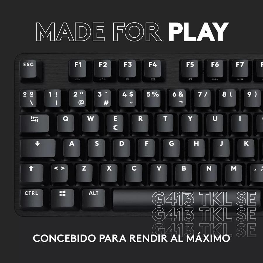 Teclado Usb Mecánico Logitech (G413) Negro  — miniatura 4