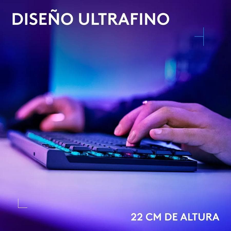 Teclado Gamer Logitech G515 Lightspeed Tkl Wireless — miniatura 5