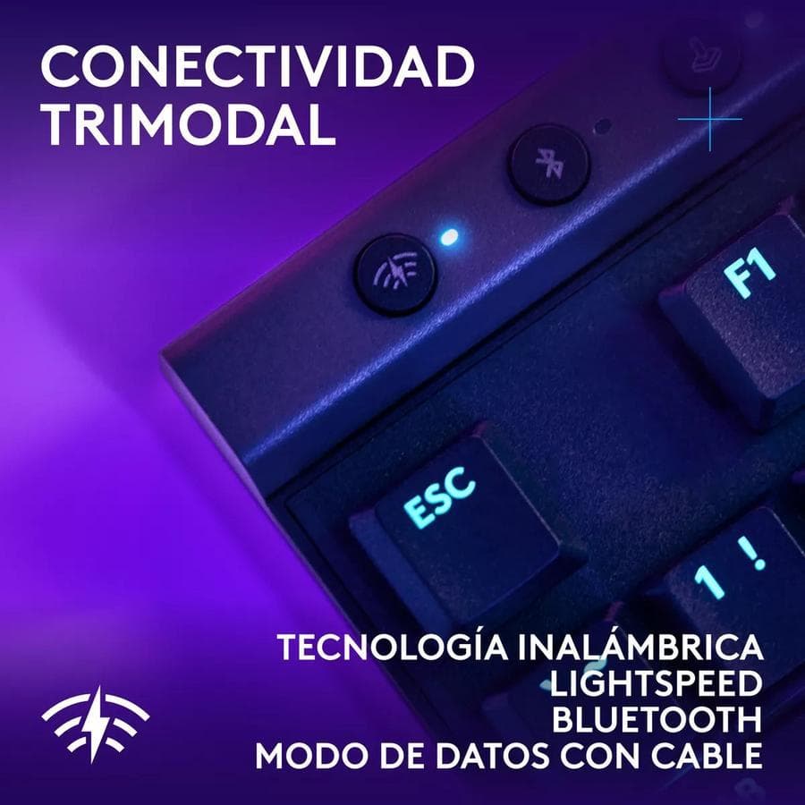Teclado Gamer Logitech G515 Lightspeed Tkl Wireless — miniatura 7