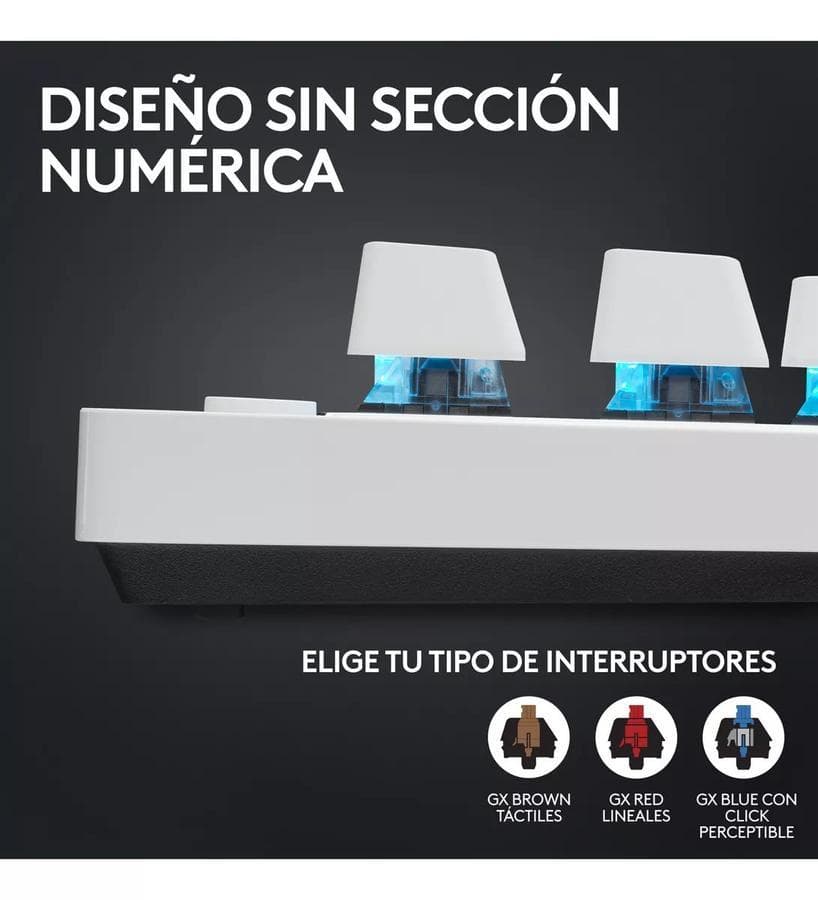 Teclado Gamer Lightspeed Bluetooth Rgb Logitech G Pro X Tkl — miniatura 4