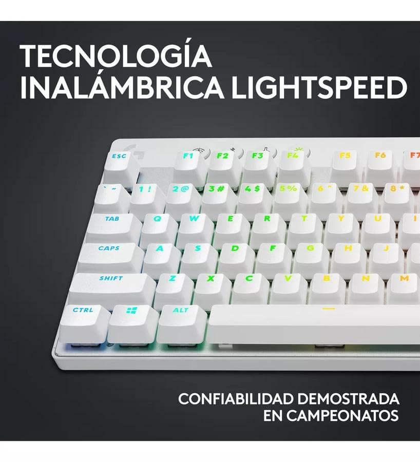 Teclado Gamer Lightspeed Bluetooth Rgb Logitech G Pro X Tkl — miniatura 5
