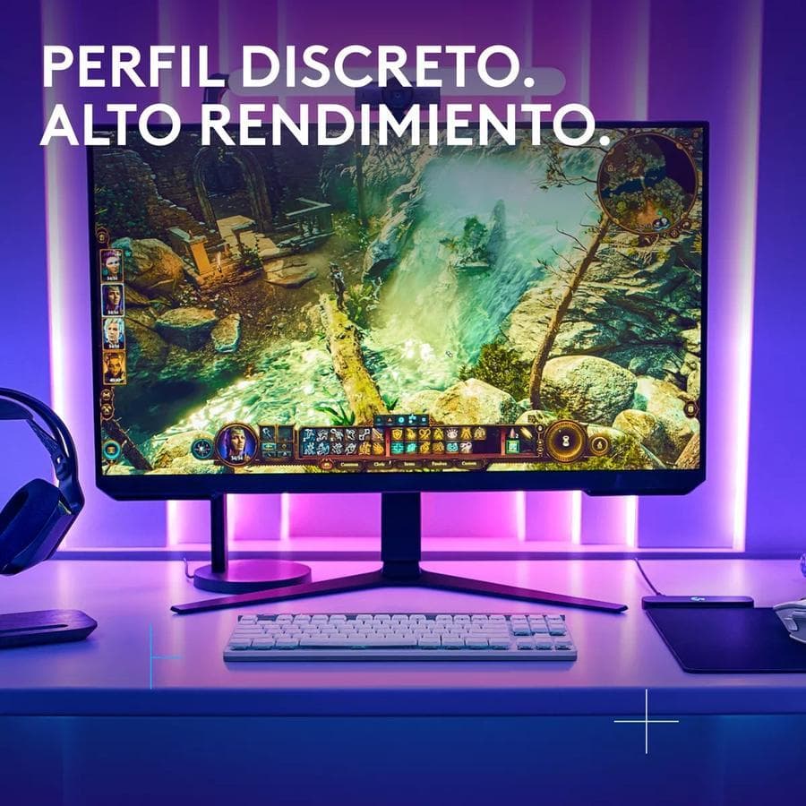 Teclado Gamer Logitech G515 Lightspeed Tkl Wireless Blanco — miniatura 6