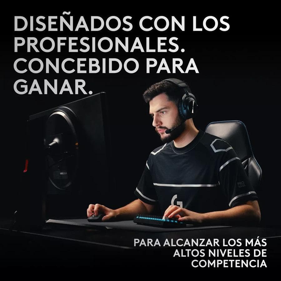 Teclado Gamer Logitech Pro X 60, Inalámbrico Lightspeed Negro — miniatura 6