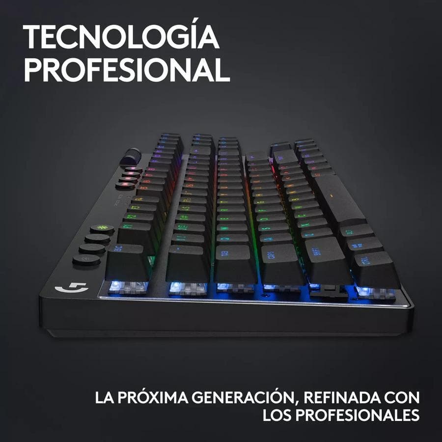 Teclado Gamer Logitech G Pro X Tkl, Lightspeed Bluetooth Rgb — miniatura 5