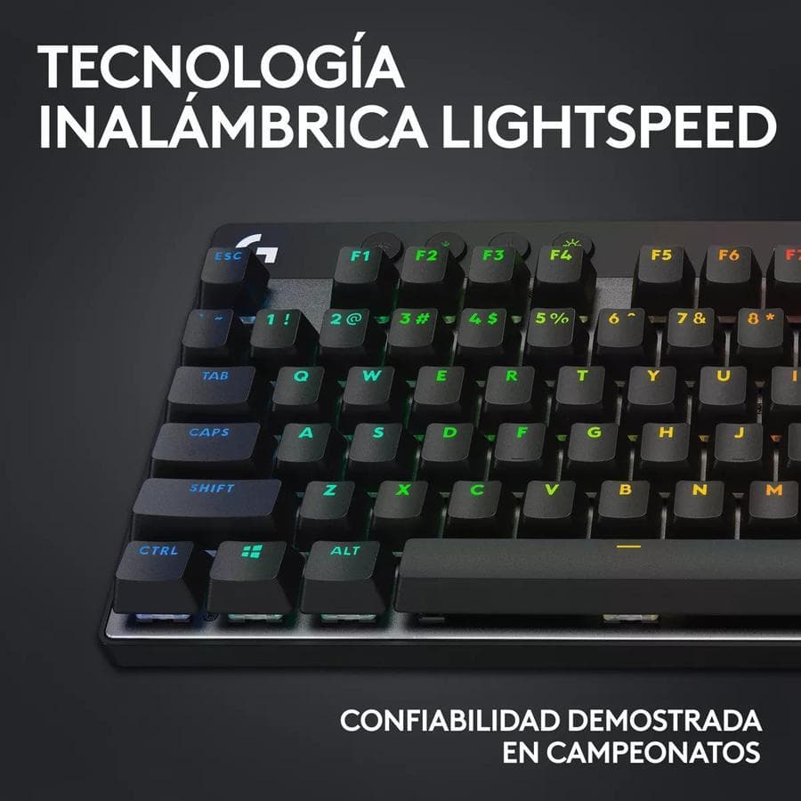 Teclado Gamer Logitech G Pro X Tkl, Lightspeed Bluetooth Rgb — miniatura 7