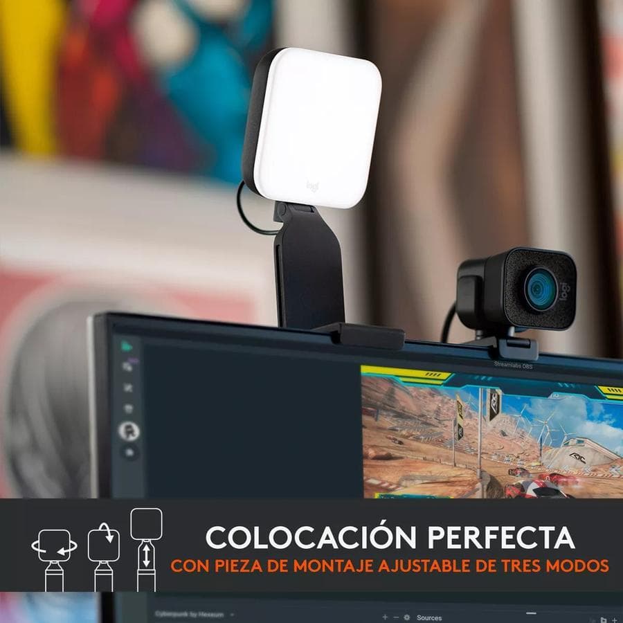 Luz Led Logitech Litra Glow — miniatura 8