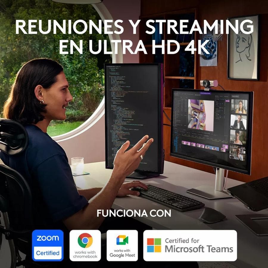Cámara Web Logitech Mx Brio Ultra Hd 4K Streaming — miniatura 2