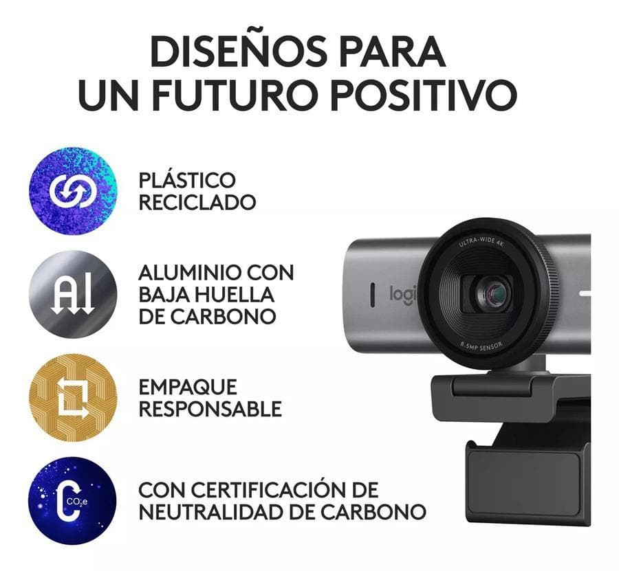 Cámara Web Logitech Mx Brio Ultra Hd 4K Streaming — miniatura 4