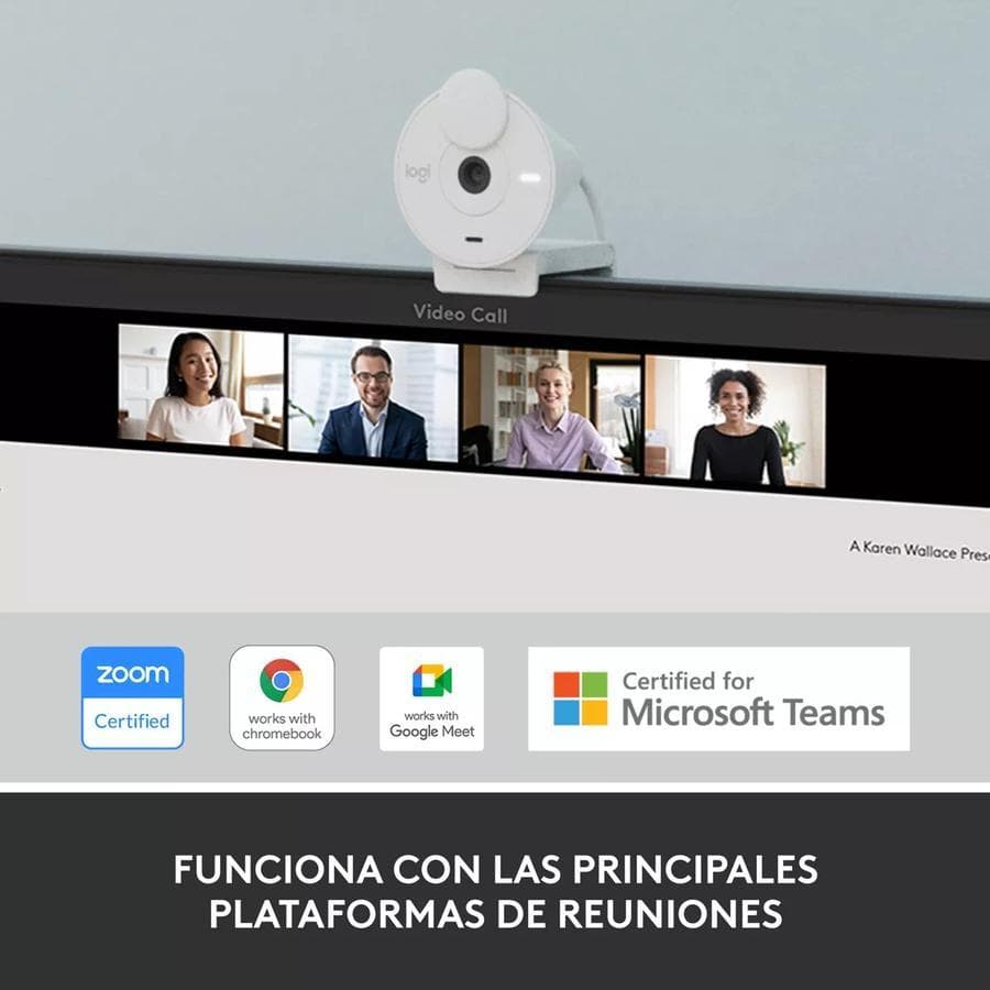Webcam Full Hd 1080P, Rightlight 2, Logitech Brio 300, Usb-C — miniatura 4
