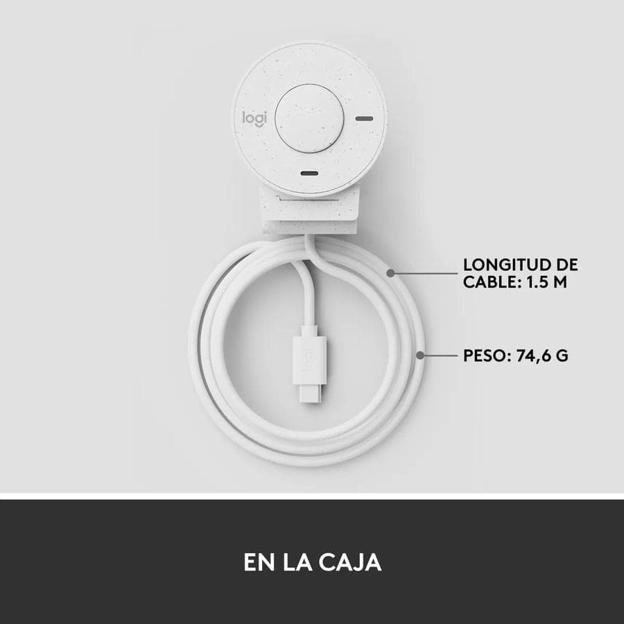 Webcam Full Hd 1080P, Rightlight 2, Logitech Brio 300, Usb-C — miniatura 5