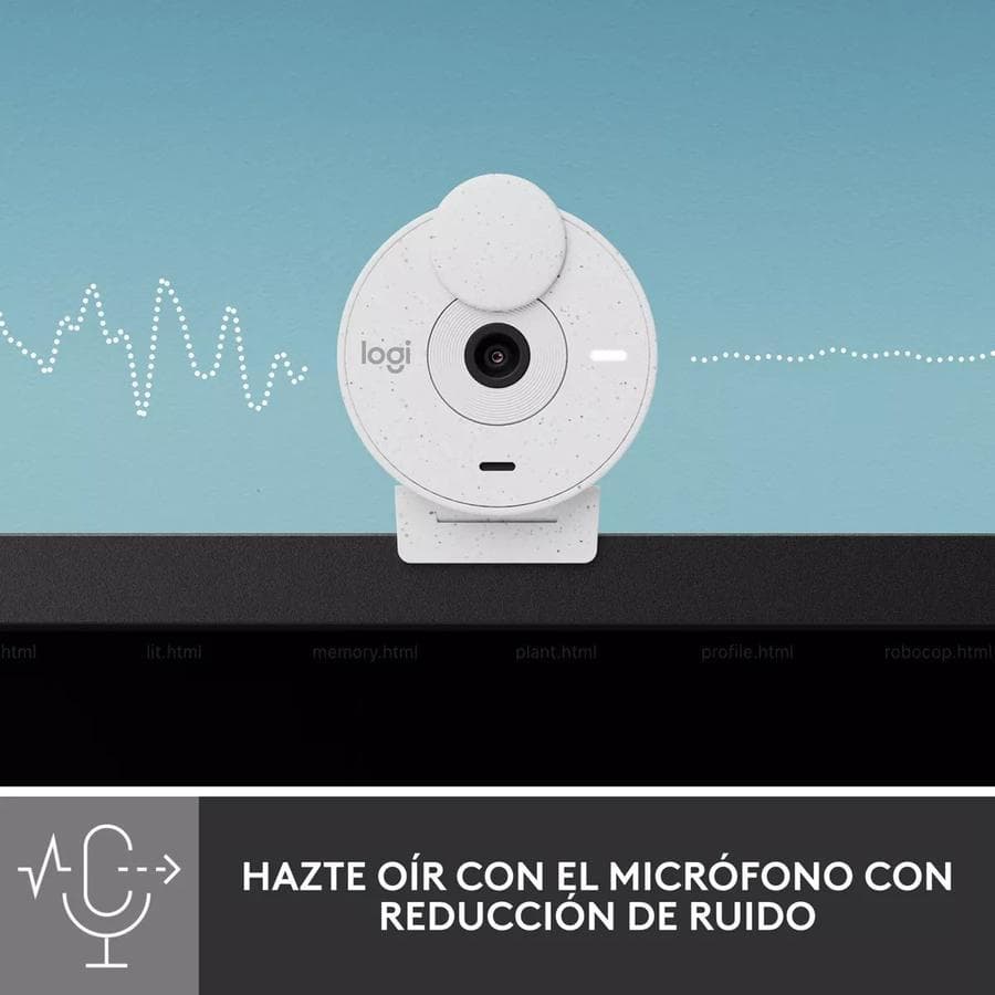 Webcam Full Hd 1080P, Rightlight 2, Logitech Brio 300, Usb-C — miniatura 7