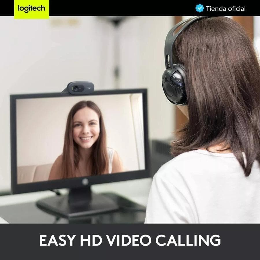 Camara Web Logitech C270 C/ Microfono HD 720p — miniatura 5