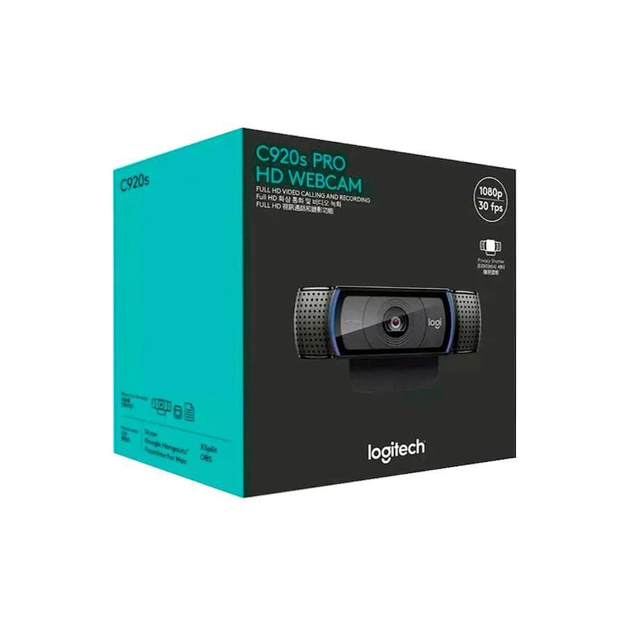 Cámara Web Logitech C920S Pro Full Hd 1080 Webcam Microfono 15mpx — miniatura 3