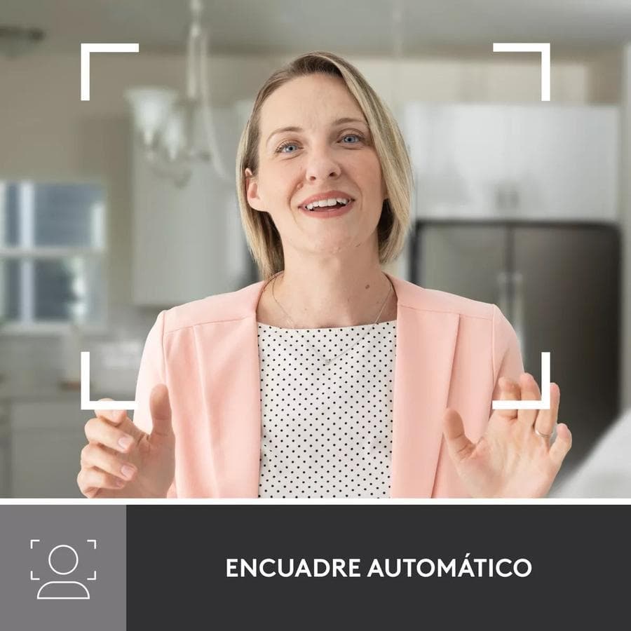 Cámara Web Full Hd 1080P, Rightlight 4, Logitech Brio 500 Rosado — miniatura 8