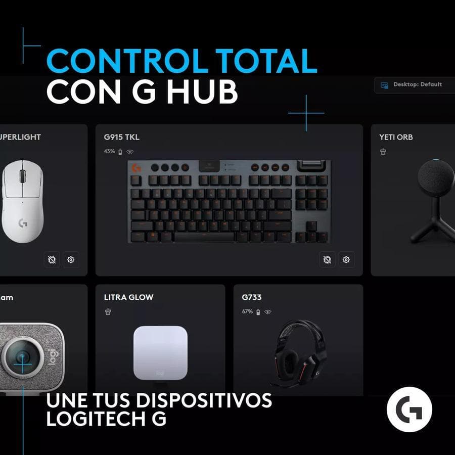 Micrófono Gamer Condensador Rgb Lightsync Logitech Yeti Orb — miniatura 4
