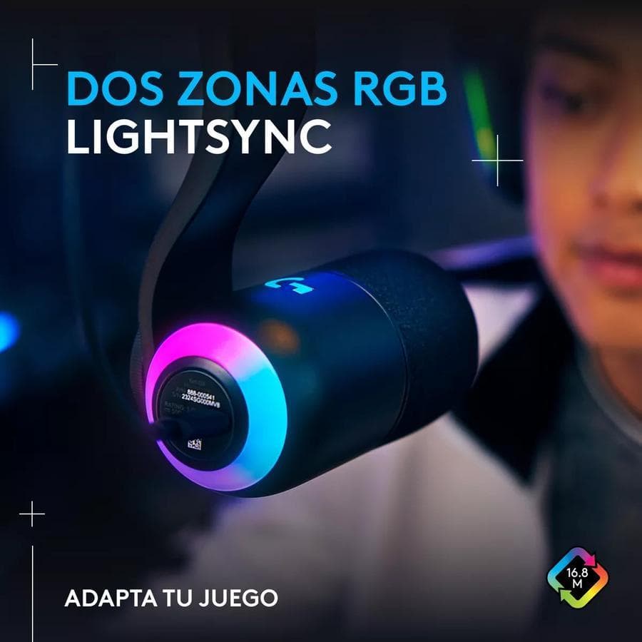 Micrófono Usb Gamer Dinámico Rgb Lightsync Logitech Yeti Gx — miniatura 4