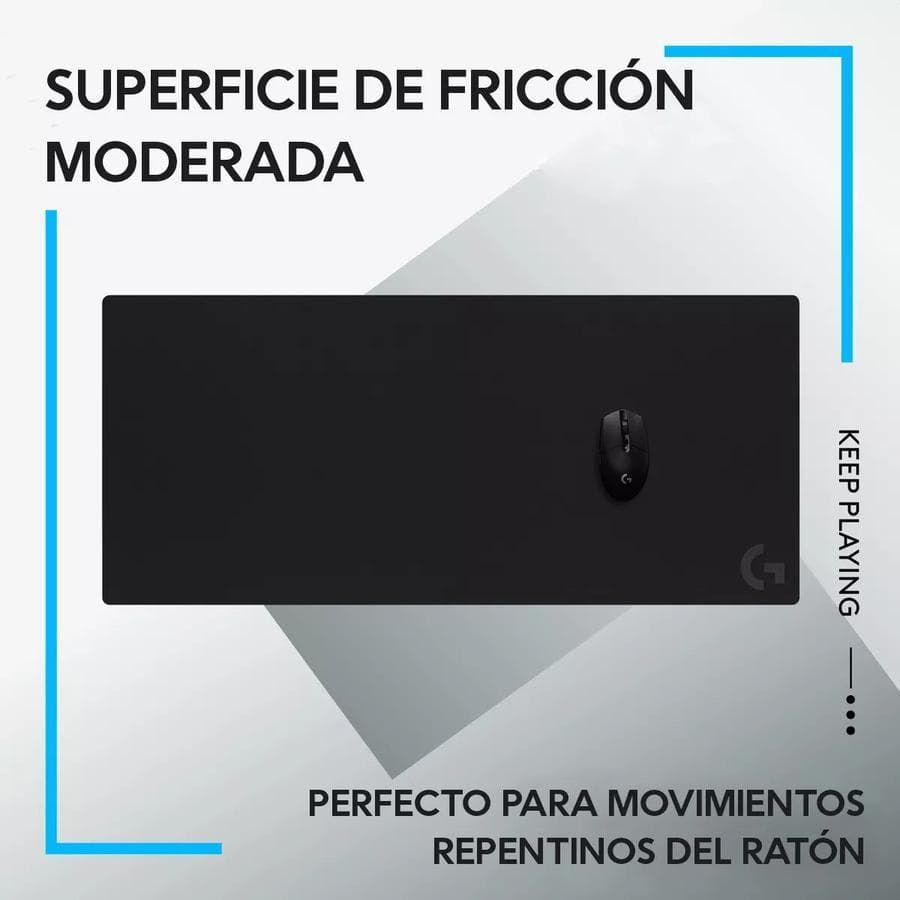 Mouse Pad Gamer Logitech G840 Xl Cloth Gaming 900X400X3mm — miniatura 4