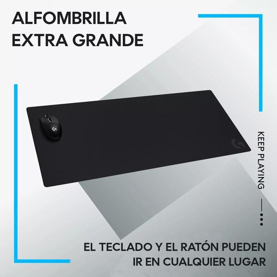 Mouse Pad Gamer Logitech G840 Xl Cloth Gaming 900X400X3mm — miniatura 5