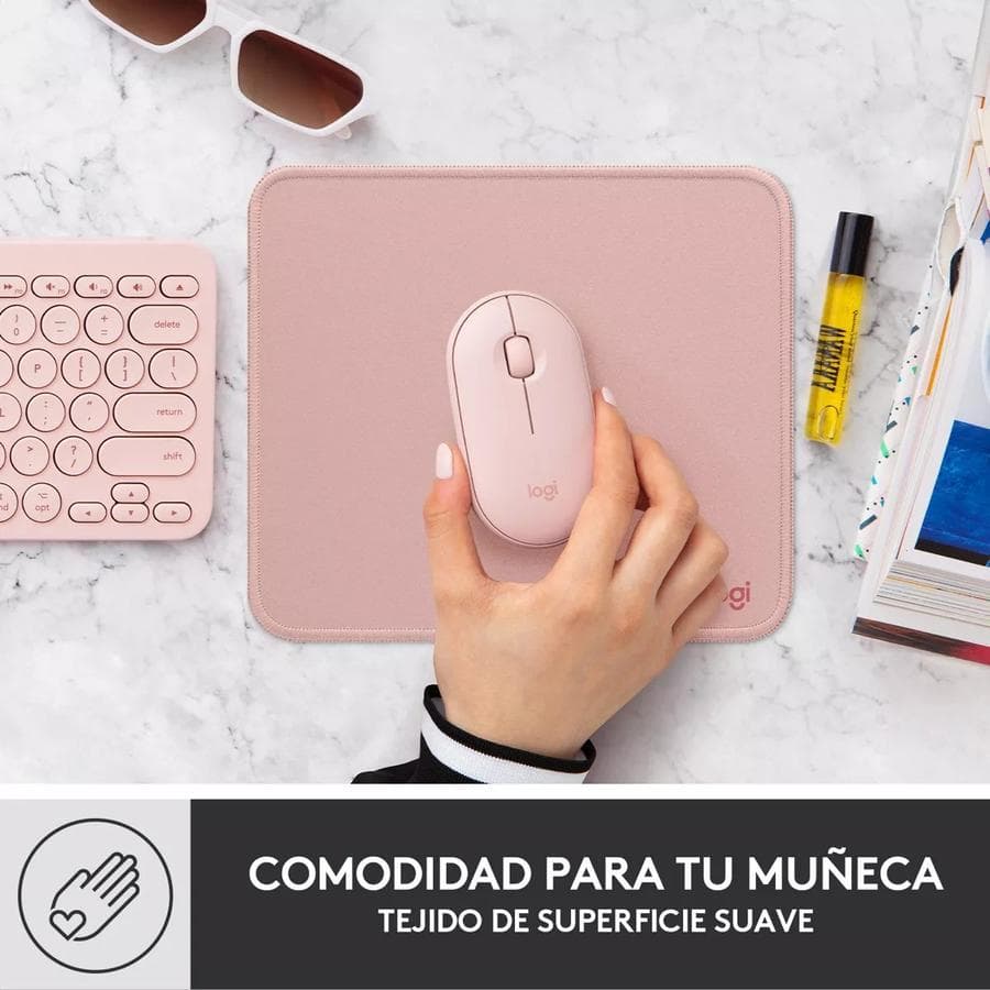 Mouse Pad, Cómodo Deslizamiento Logitech Studio Series Rosa — miniatura 8