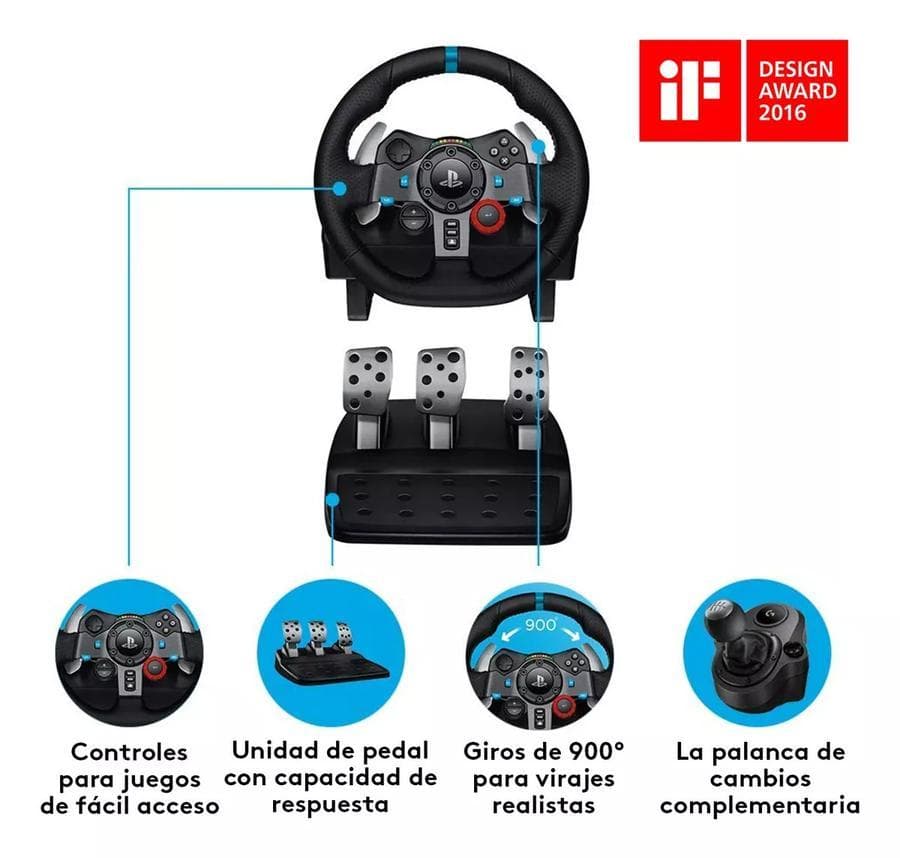 Volante + Pedalera Logitech (G29) Pc/Ps3/Ps4 — miniatura 5