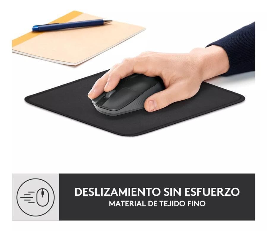 Mouse Pad Logitech 200x230mm Black — miniatura 2