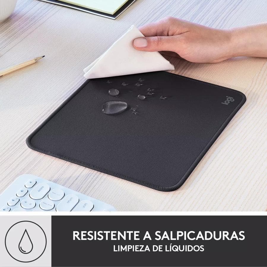Mouse Pad Logitech 200x230mm Black — miniatura 3