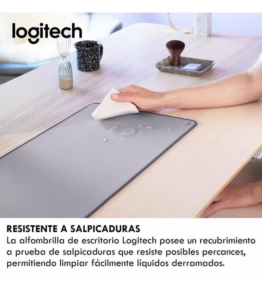 Mouse Pad Logitech 300x700mm Gris — miniatura 2