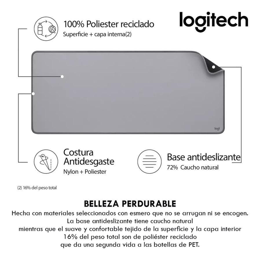 Mouse Pad Logitech 300x700mm Gris — miniatura 6