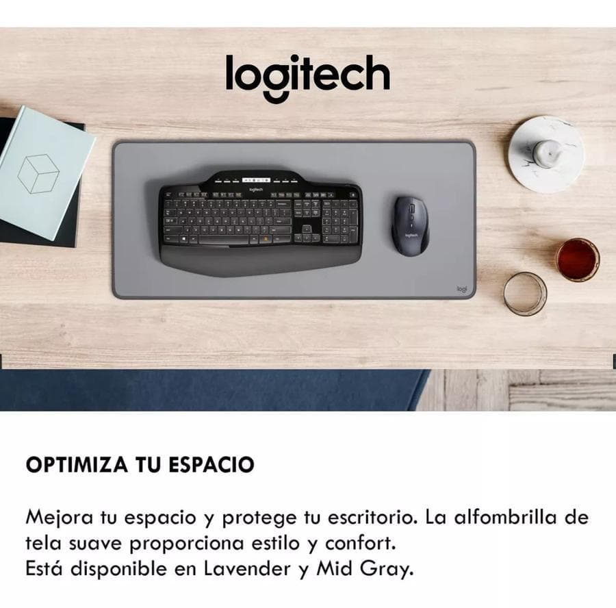 Mouse Pad Logitech 300x700mm Gris — miniatura 7