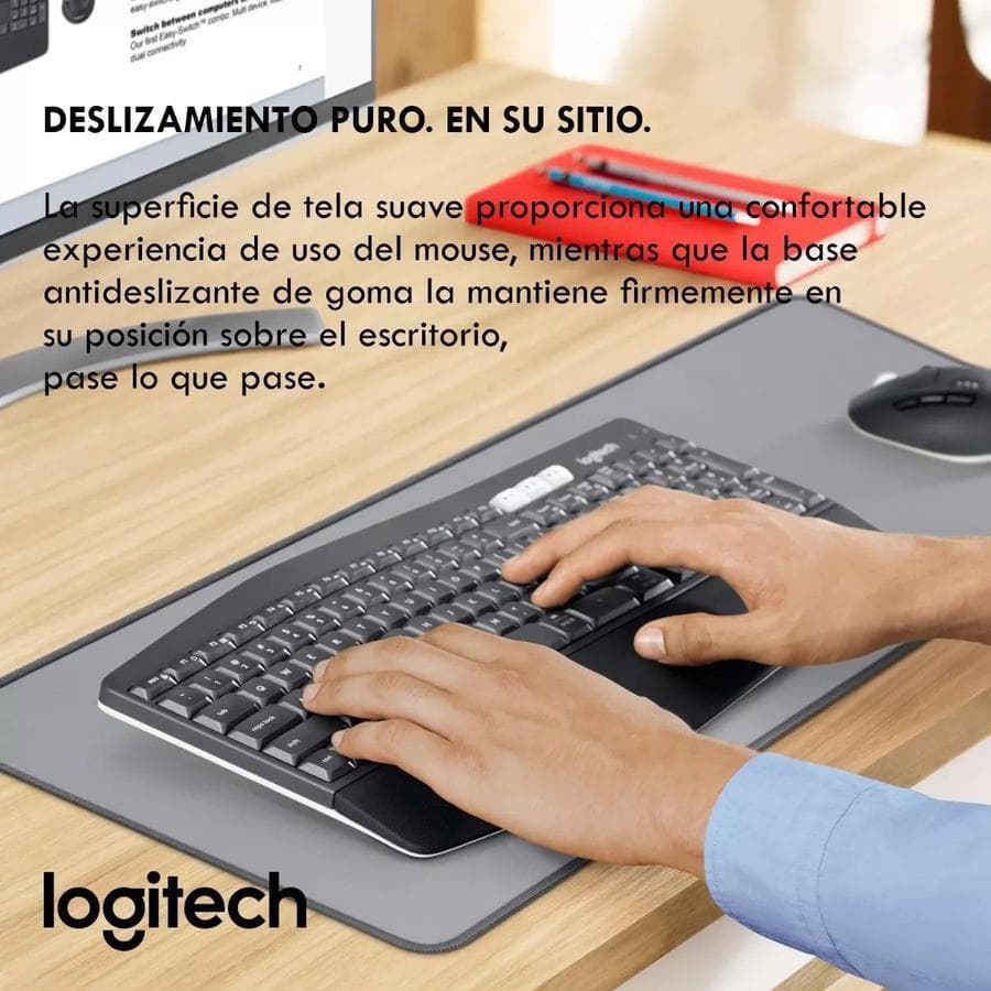 Mouse Pad Logitech 300x700mm Gris — miniatura 8