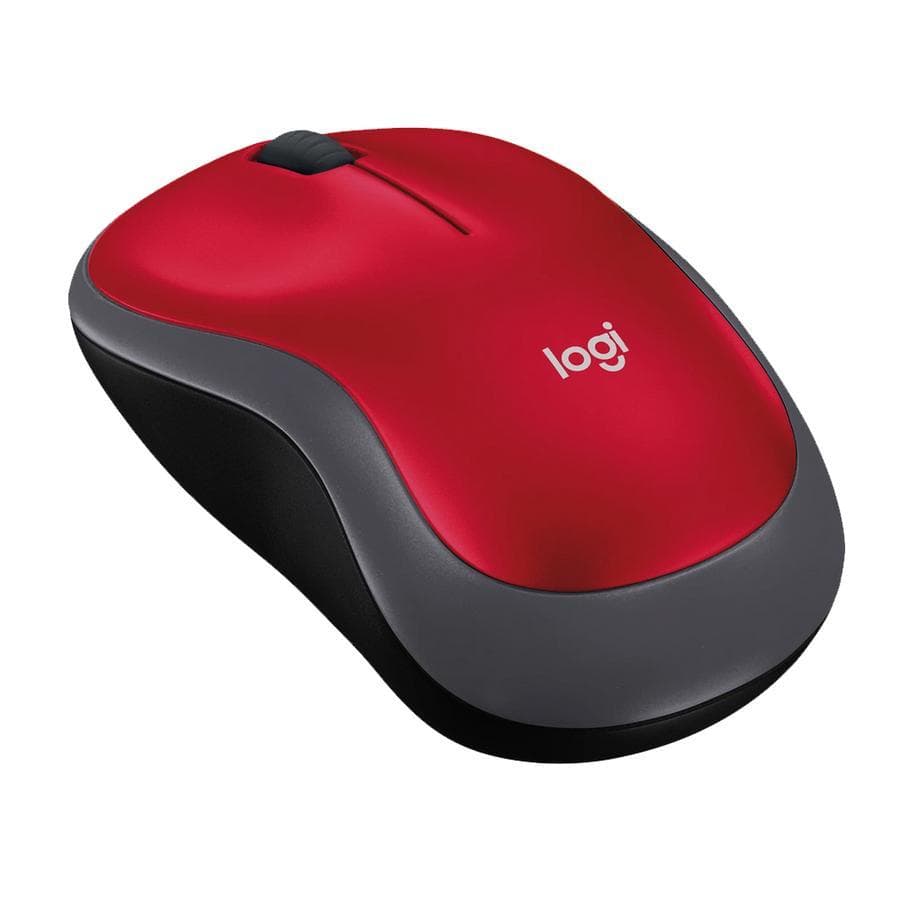Mouse Logitech Wireless M185 Rojo — miniatura 2