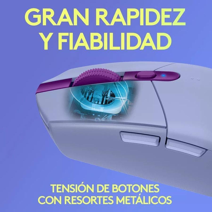 Mouse Gaming Logitech Inalambrico G305 LightSpeed Lila — miniatura 3