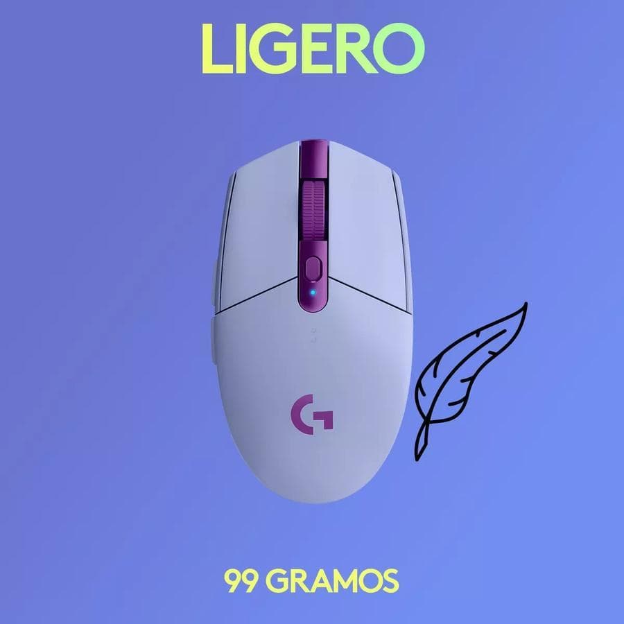 Mouse Gaming Logitech Inalambrico G305 LightSpeed Lila — miniatura 6