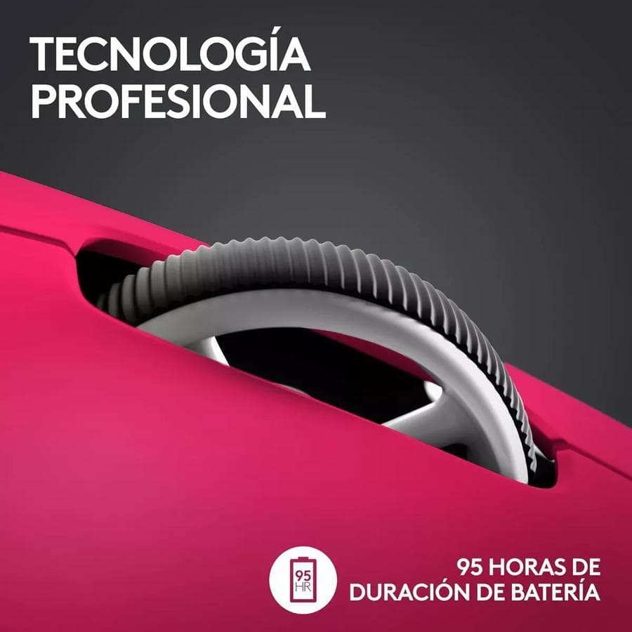 Mouse Gamer Logitech G Pro 2 Wireless Mouse Magenta — miniatura 3