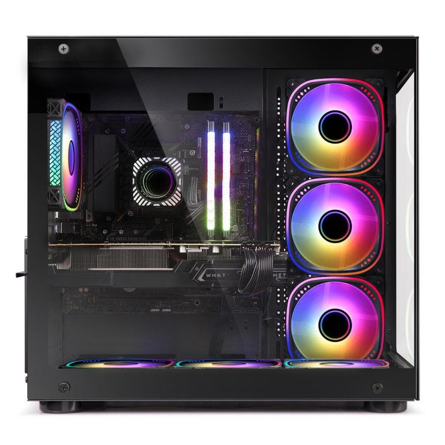 Gabinete Sentey (GS-8200) Lateral Acrilico Negro x7 Fan Argb — miniatura 2