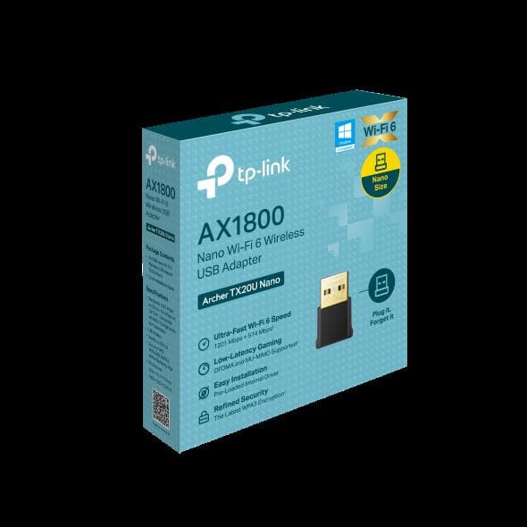 Adaptador inalámbrico USB TP-Link Archer TX20u Nano Ax1800 — miniatura 2
