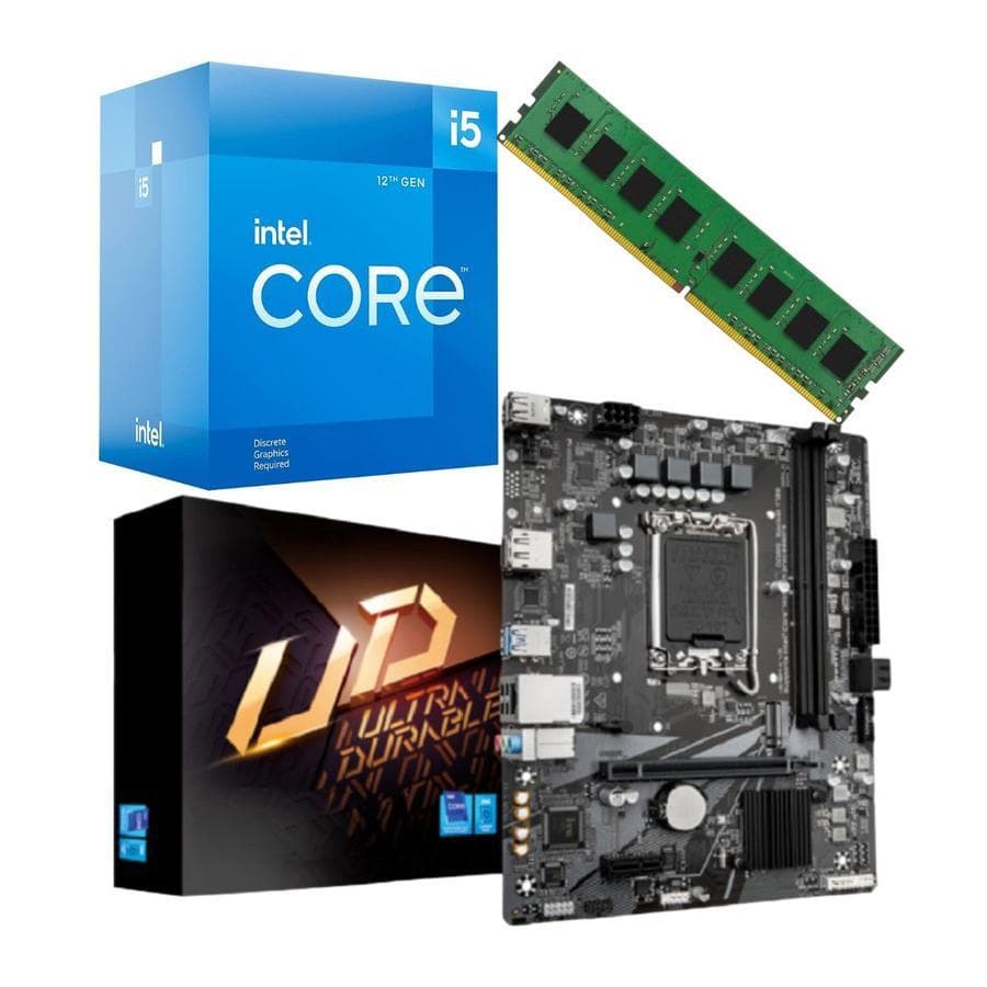 Combo  Ecovision Intel I5 12400F + Mother + 8Gb