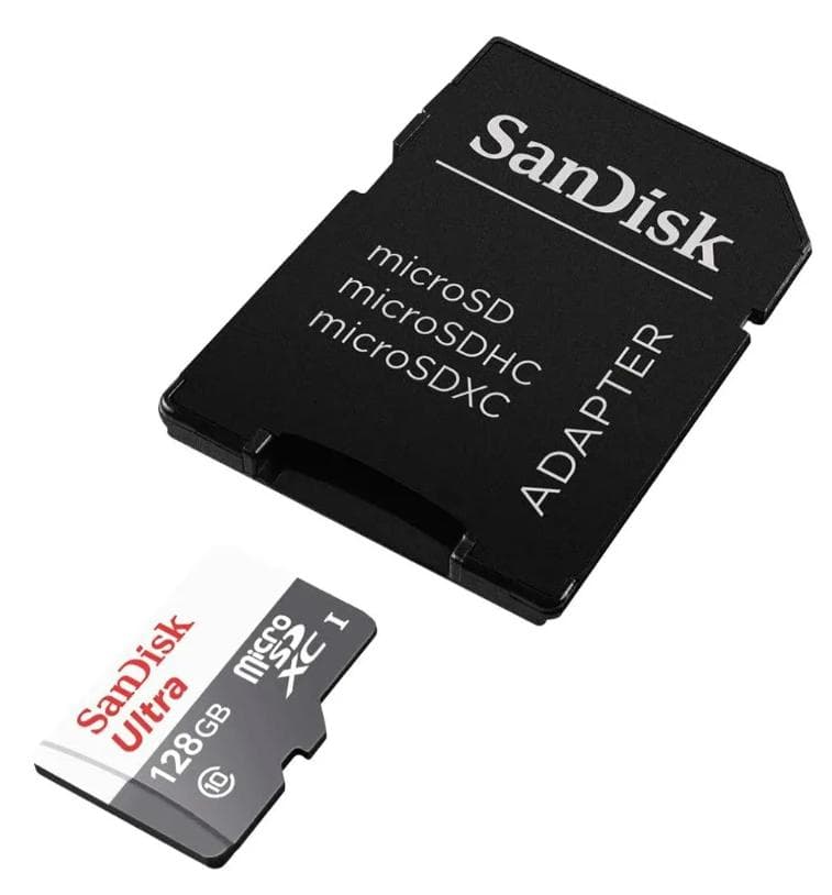Memoria Micro SD 128 Gb Sandisk con adaptador — miniatura 2