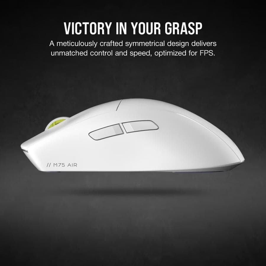 Mouse Gamer Corsair M75 Air Wireless Ultra-lightweight White — miniatura 2