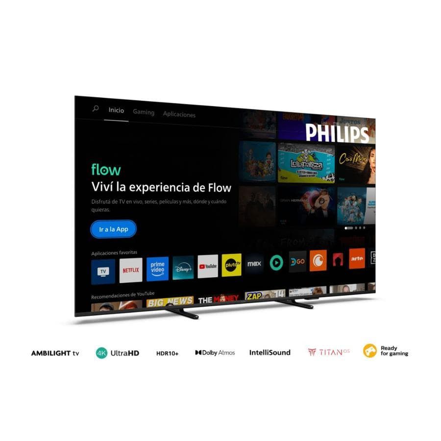 Tv Smart Led Philips 65" 4k 65PUD8100/77 Titan OS Ambilight — miniatura 2