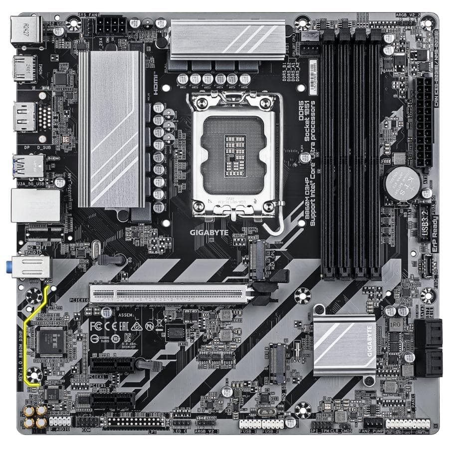 Mother Gigabyte B860M D3Hp Socket 1851 — miniatura 2