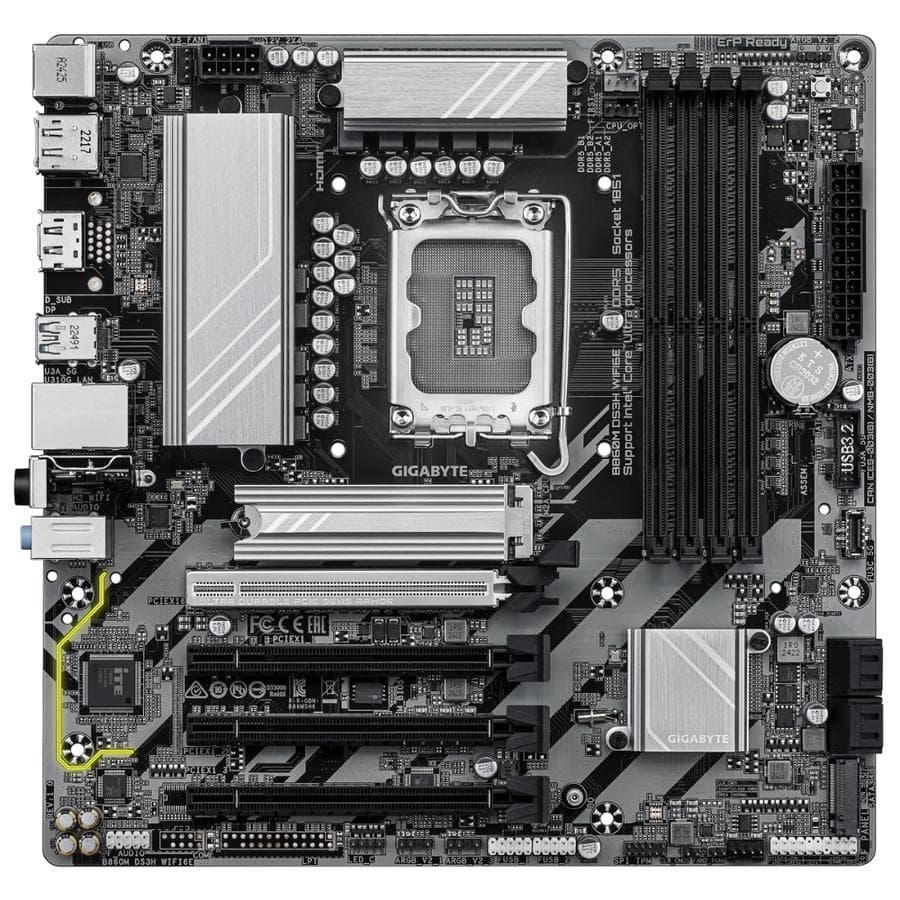 Mother Gigabyte B860M Ds3H Wifi6E Socket 1851 — miniatura 2