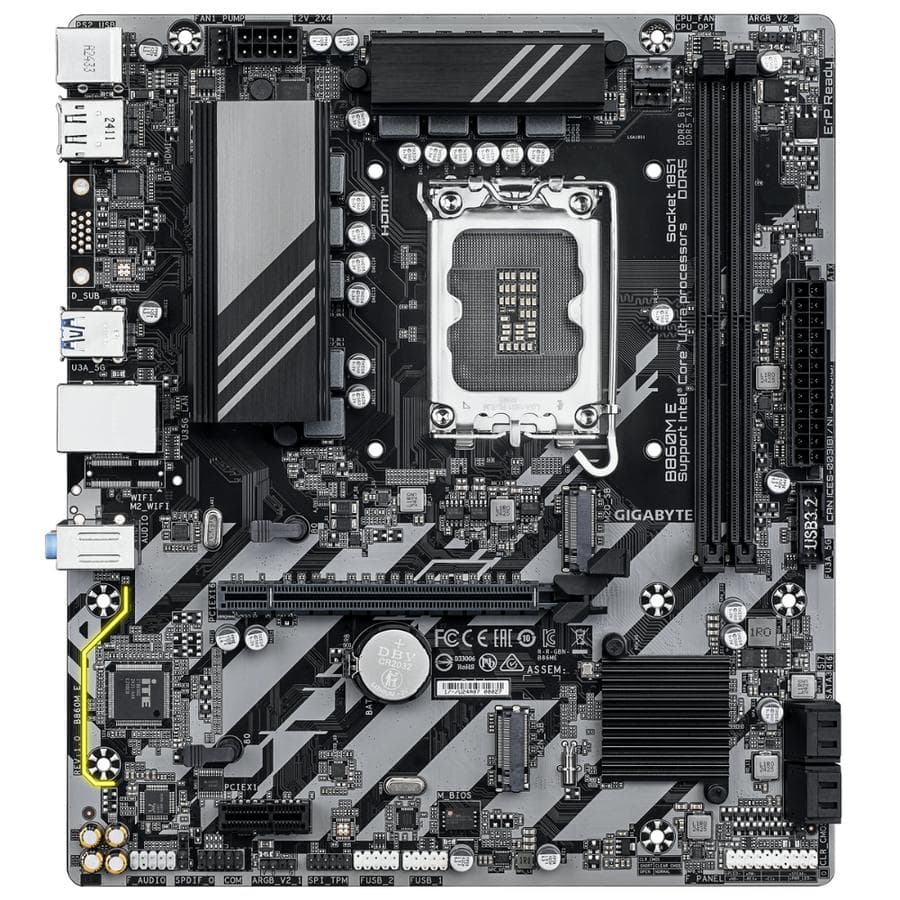 Mother Gigabyte B860M E Socket 1851 — miniatura 2